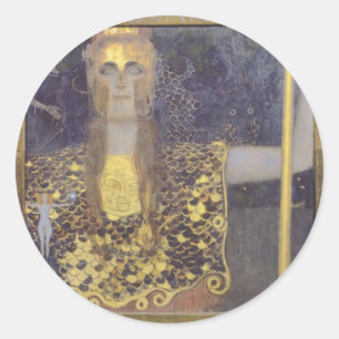 Pallas Athena Runt Klistermärke
