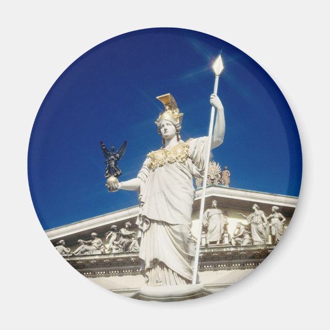 Pallas-Athene Fontän Magnet (Framsidan)