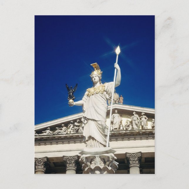 Pallas-Athene Fontän Vykort (Framsida)