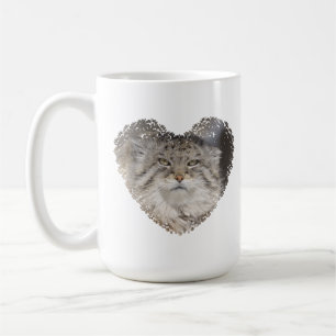 Pallas' Cat Heart Kaffemugg