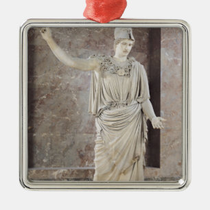 Pallas de Velletri, staty av helmeted Athena Julgransprydnad Metall