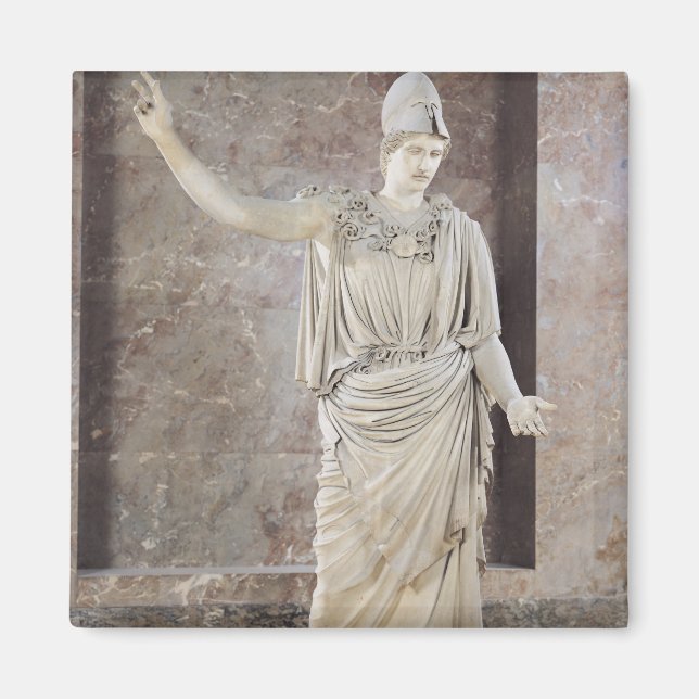 Pallas de Velletri, staty of helmeted Athena Magnet (Framsidan)