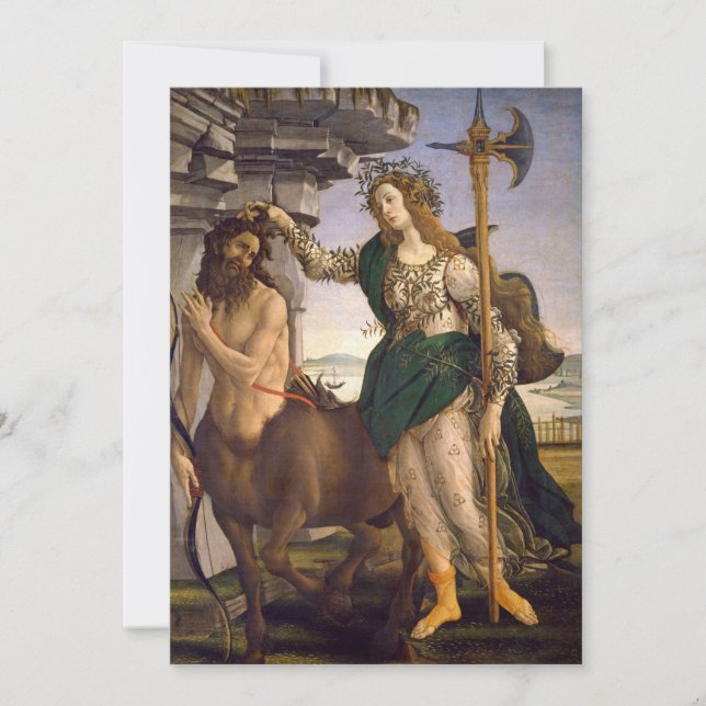 Pallas och Centaur | Botticelli (Framsida)