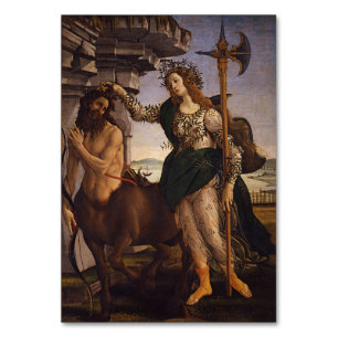 Pallas och Centaur från Botticelli Bordsnummer