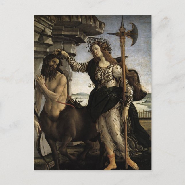 Pallas och Centaur Vykort (Framsida)