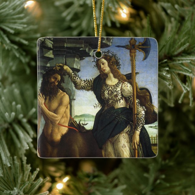 Pallas och centauren av Sandro Botticelli Julgransprydnad Keramik (Träd)