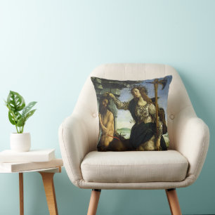 Pallas och centauren av Sandro Botticelli Kudde