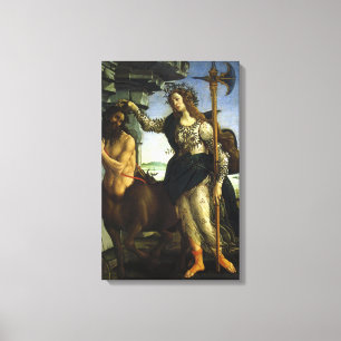 Pallas och kentauren av Sandro Botticelli Canvastryck