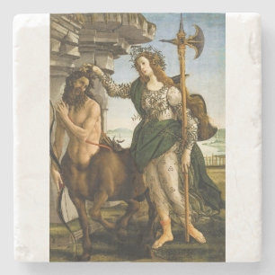 Pallas och kentauren av Sandro Botticelli Stenunderlägg