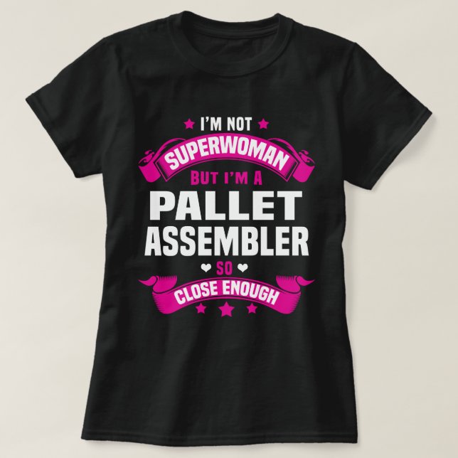 Pallet Assembler T Shirt (Design framsida)
