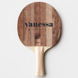 Pallträbords Minimal Modern Klassisk Namn Pingisracket