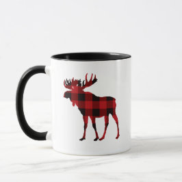 Pällvat mos-kaffe Mugg Red Buffalo Plaid Kopp