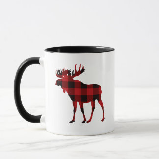Pällvat mos-kaffe Mugg Red Buffalo Plaid Kopp