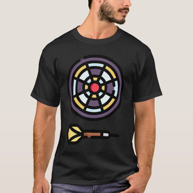 Pally 20 darts Dar 180 T Shirt (Framsida)
