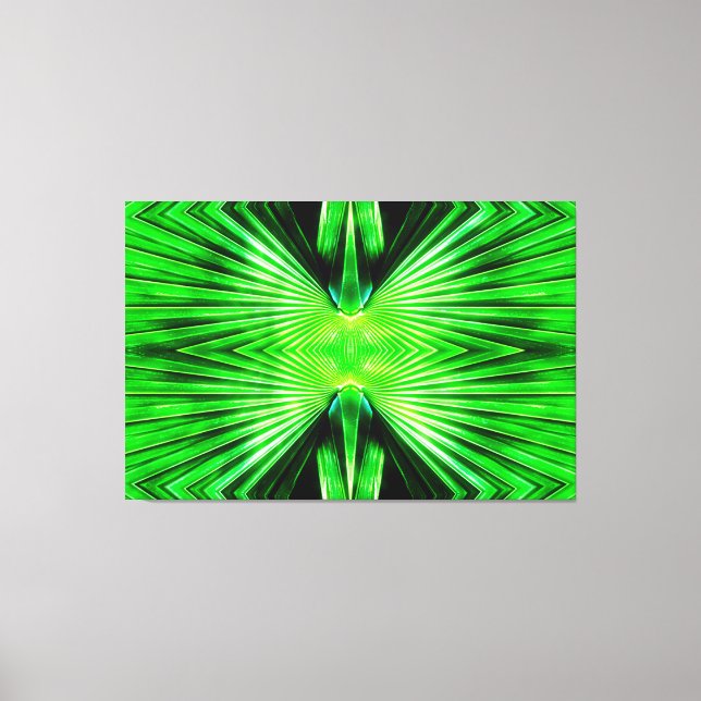 Palm Art 1 lindad canvas (Framsida)