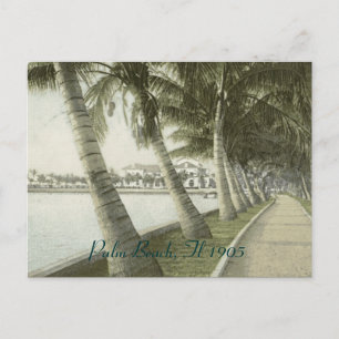 Palm Beach 1905 vykort