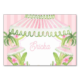 Palm Beach Cabana Platskort Bordsnummer