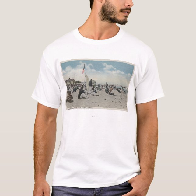 Palm Beach FL - den simma timmen Tröja (Framsida)