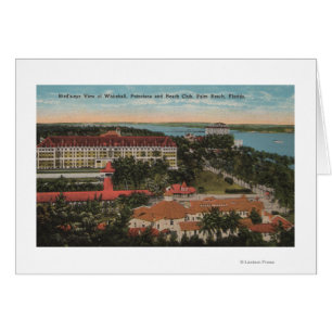 Palm Beach FL - Whitehall, Poinciana, strand Hälsningskort