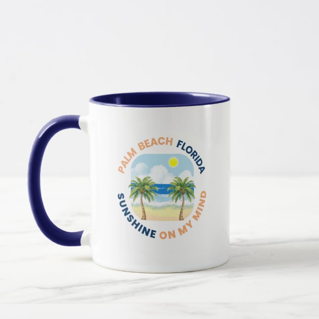 Palm Beach Florida Kaffe Mugg (Vänster)