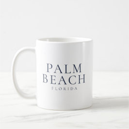Palm Beach Florida Preppy Coastal Style Kaffemugg
