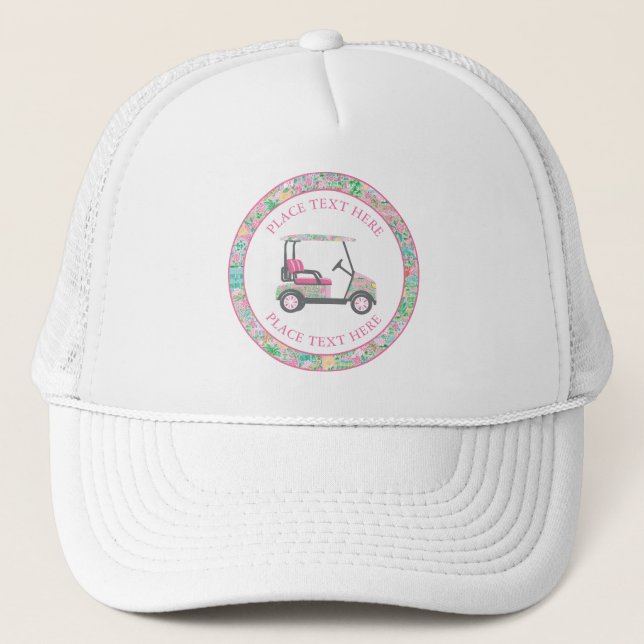 Palm Beach golfvagn för snygga Keps (Framsida)