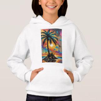 palm beach graffiti paint  t shirt