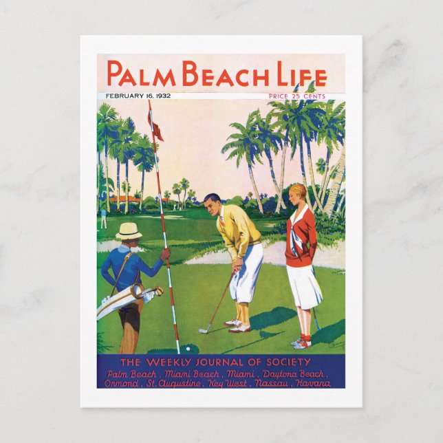 Palm Beach Life #5 vykort (Framsida)