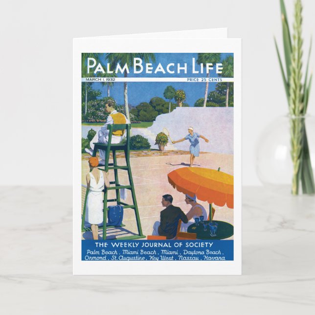 Palm Beach liv #14 noterar kortet Kort (Framsida)