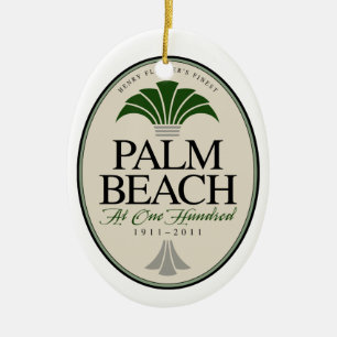 Palm Beach på prydnad 100 Julgransprydnad Keramik