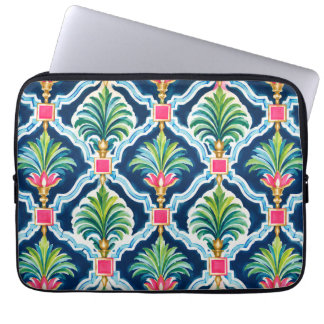 Palm Beach Preppy Bärbar Datorfodral - Marin Rosa