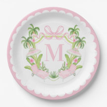 Palm Beach Rosa Loungers Monogram Vapen