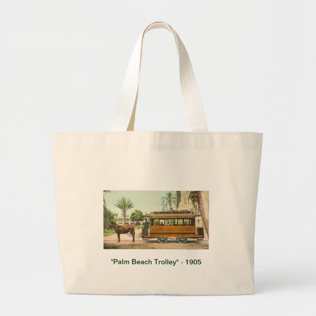 "Palm Beach Trolley" - 1905 Jumbo Tygkasse (Framsidan)