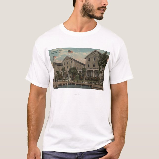 Palm Beach yttre FL - beskåda av Palm Beach T-shirt (Framsida)