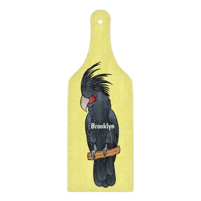 Palm cockatoo bird cartoon illustration (Framsidan)