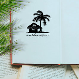 Palm  Ex libris  Gummistämpel Stämpel