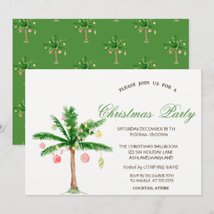 Palm Julgran Julfest Inbjudningar