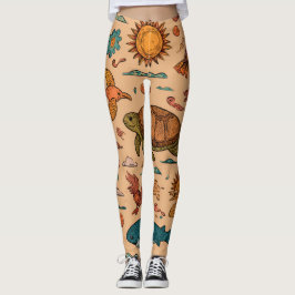 Palm & Sand Leggings Present