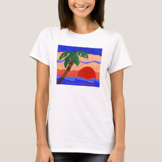 Palm Solnedgång T-shirt