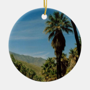 Palm Spring beskådar Julgransprydnad Keramik