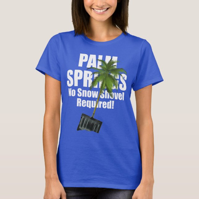 Palm Spring - Kalifornien Tee Shirt (Framsida)