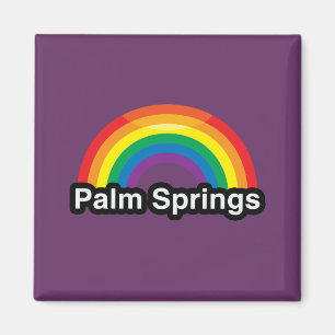PALM SPRING LGBT PRIDEREGNBÅGE MAGNET