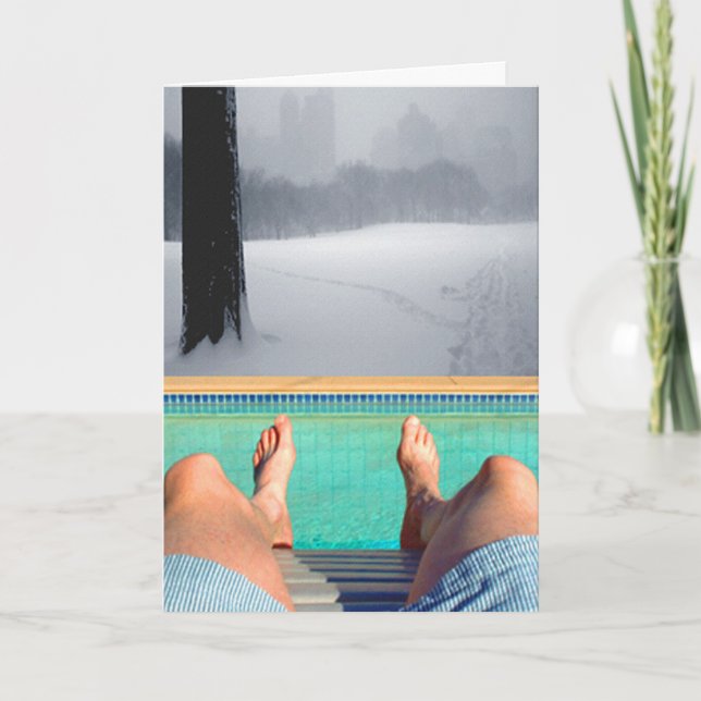 Palm Spring New York helgdagkort Helgkort (Framsida)