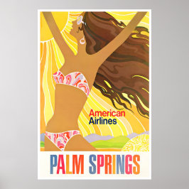 Palm Springs Art California Print American Travel Poster