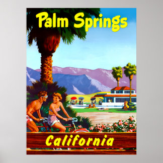 Palm Springs, California affisch