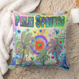 Palm Springs Deep Dream-kudde Kudde