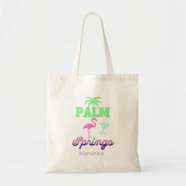 palm springs flamingo tropical bachelorette party tygkasse