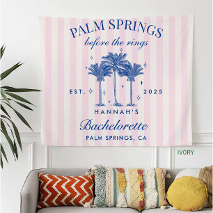 Palm Springs före ringarna blå möhippa Fleecefilt