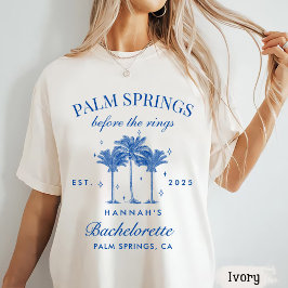 Palm Springs före ringarna blå möhippa T Shirt