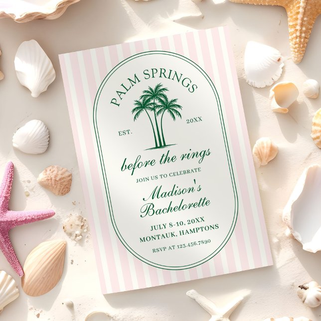 Palm Springs före ringarna möhippa Inbjudningar (Skapare uppladdad)